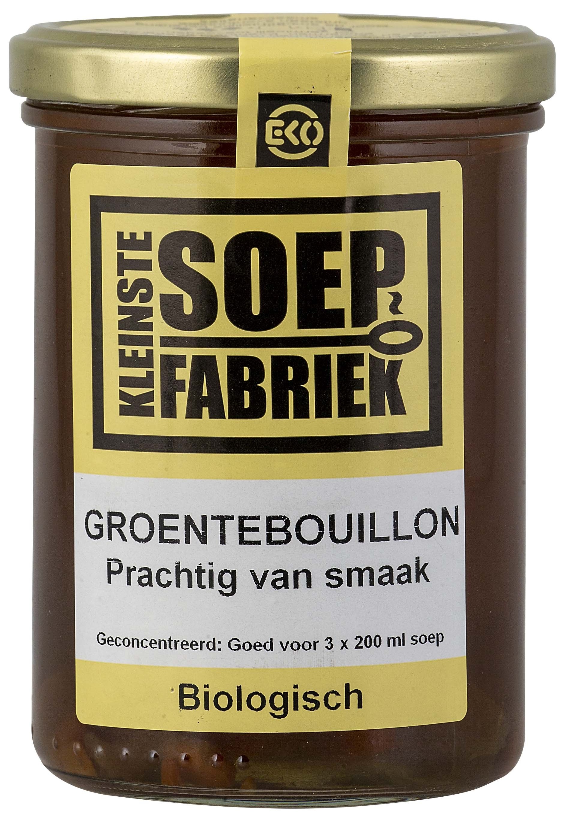 Groenten-Knoflookbouillon van KleinsteSoepFabriek, 6x 400 ml